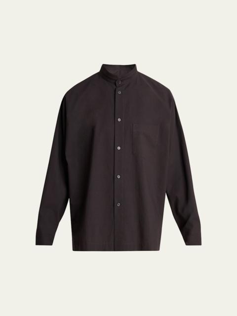 ISSEY MIYAKE Men's Streamline Cotton Button-Down Shirt