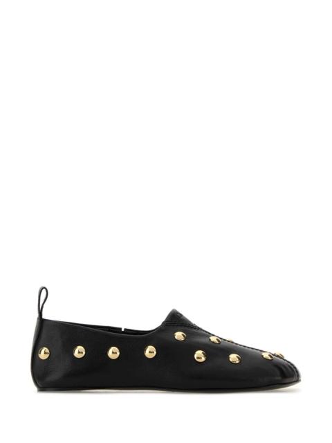 Chloé Chloe Women Black Leather Rita Loafers