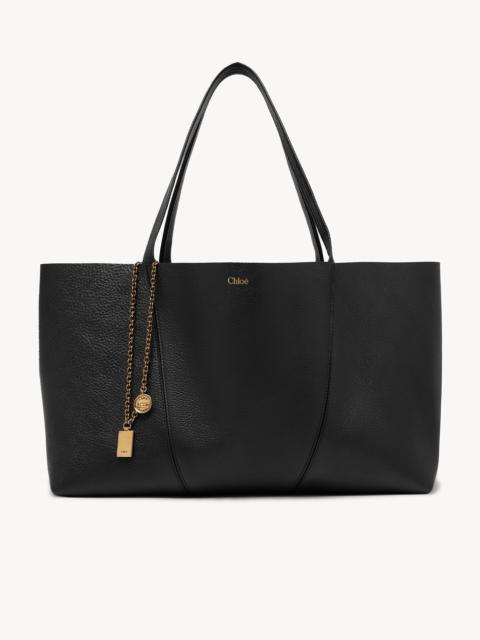 Chloé CHLOÉ SPIN EAST-WEST TOTE BAG IN GRAINED LEATHER