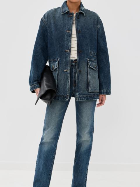 NILI LOTAN Temperance Denim Parka
