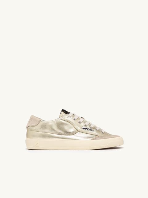 AUTRY WINDSCAPE LOW SNEAKERS IN PLATINUM CANVAS