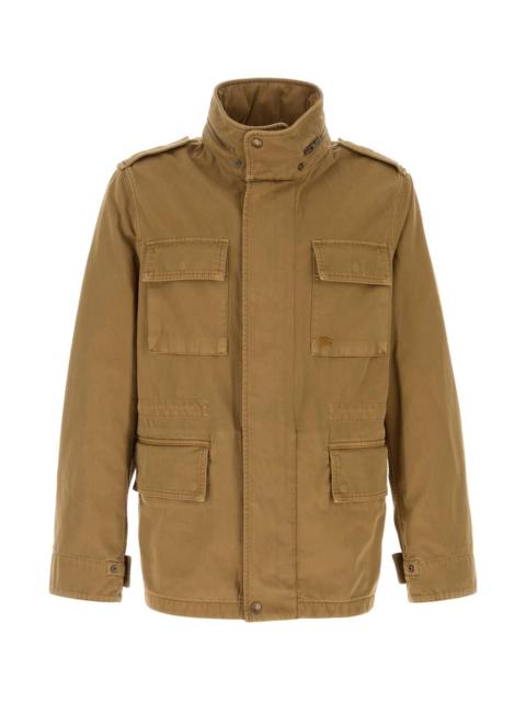 Burberry Burberry Men Camel Cotton Jacket