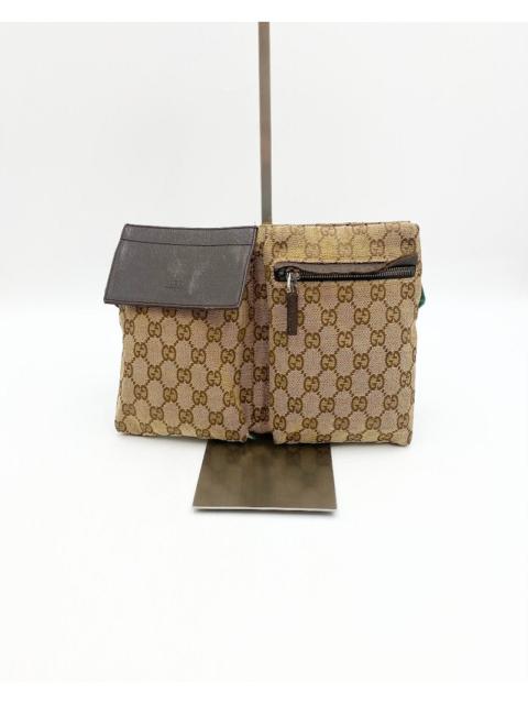 GUCCI Gucci Brown Sima Two Pocket Hip Sack