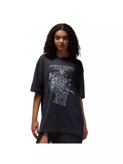 Jordan Women's Oversized Graphic T-Shirt - Black