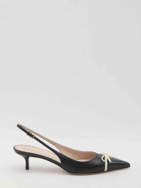 Valentino Valentino Garavani Women Slingback Pumps With Vlogo Signature
