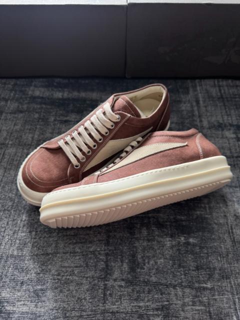 Rick Owens Rick Owens DRKSHDW Lido Low Sneakers in Henna Brown/Milk