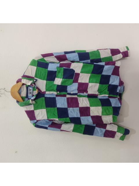 Other Designers American Vintage - RARE Harris Loafer Patch Checkered Multicolor Flannel Shirt