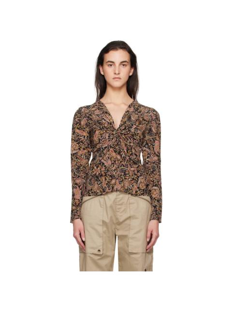 Isabel Marant Étoile Black Zekia Blouse