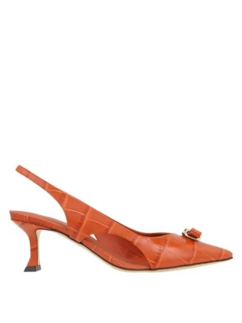 FERRAGAMO Ferragamo Zarula Mini Bow Slingback Pumps, Size 7 C