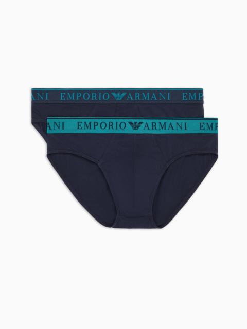 EMPORIO ARMANI TWO-PACK OF ENDURANCE LOGO BRIEFS