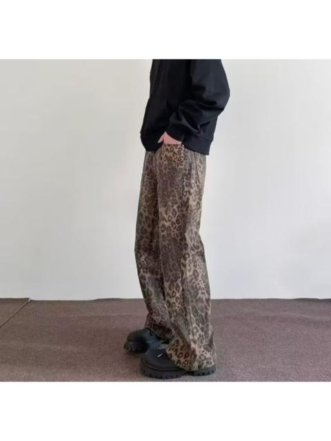 Other Designers Archival Clothing - Unnamed leopard harajuku streetwear pant