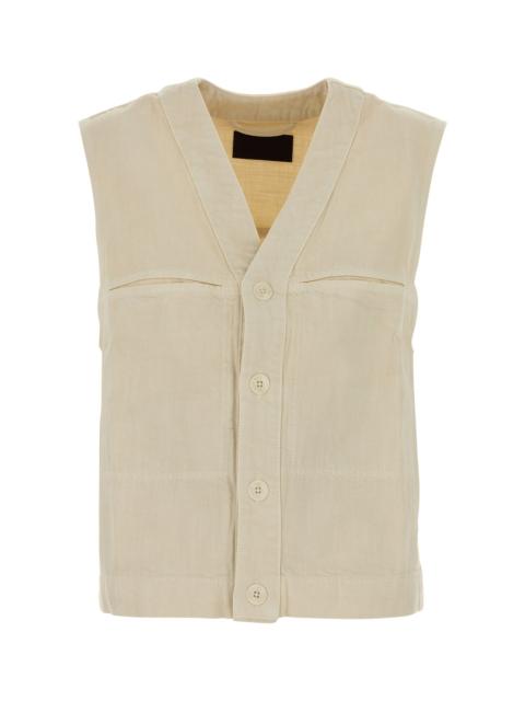 Lemaire Sand canvas vest