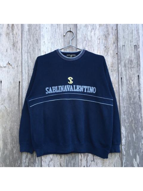 Other Designers Vintage - Vintage Sablina Valentino Spell Out Sweatshirt Big Logo