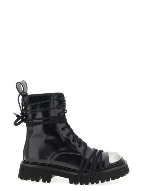 Moschino 'Combat' combat boots