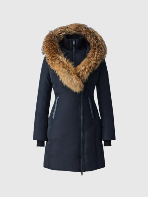 MACKAGE KAY down coat with natural fur Signature Mackage Collar