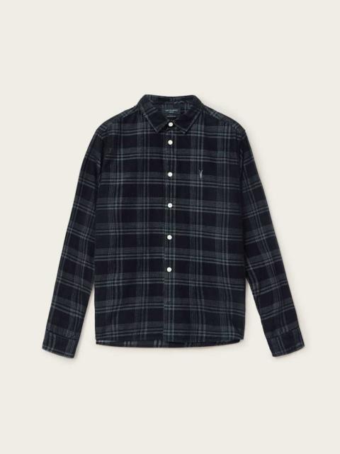 ALLSAINTS ROCKLEY RAMSKULL CHECKED SHIRT