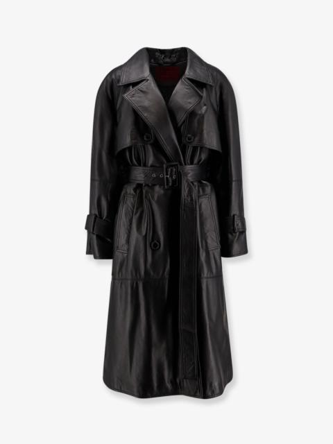 Other Designers Stella Maxwell X Marella First Class Leather Trench With Padding