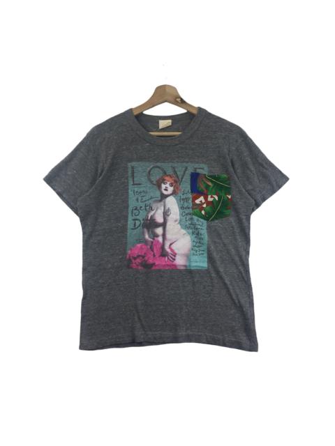 Other Designers Marc Jacobs - Vtg MARC JACOBS LOVE Beth Ditto Curvy Nude Tee Shirt Rock