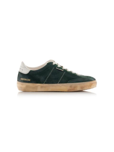 Golden Goose Soul-Star Suede Sneakers green