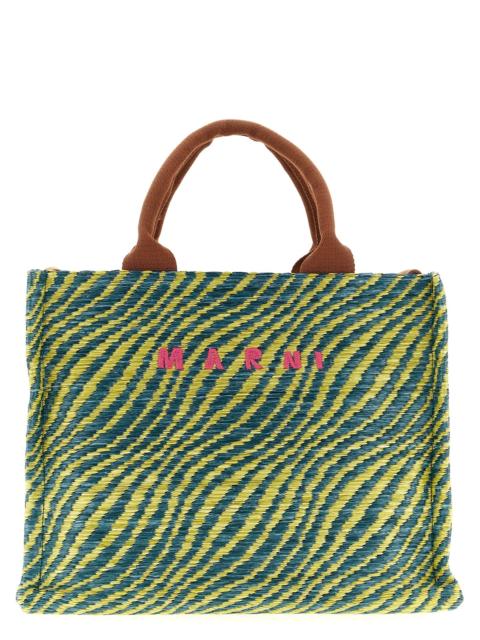 Marni Raffia Handbag Hand Bags Multicolor