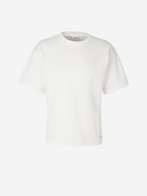 SAINT LAURENT COTTON LOGO T-SHIRT