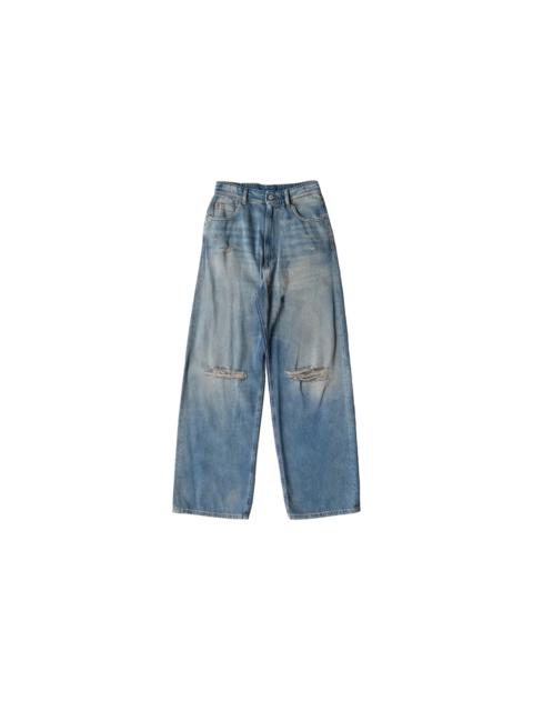 MM6 Maison Margiela MM6 Maison Margiela Regular Leg Jeans With Knee Slash