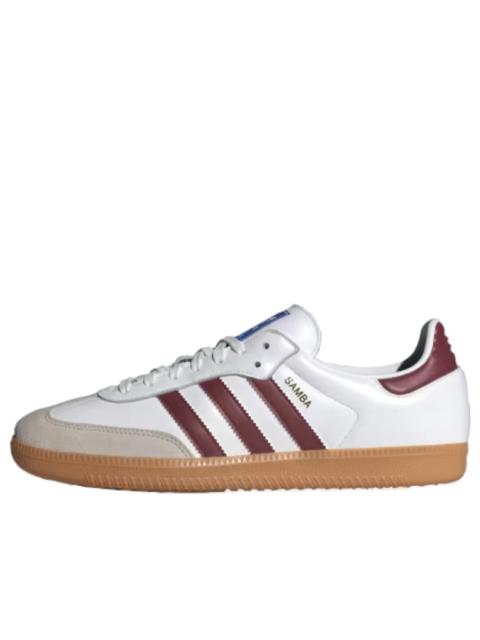 adidas adidas originals Samba OG 'White Burgundy Gum' IF3813