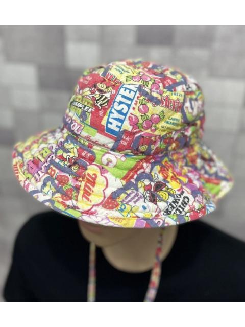 Hysteric Glamour 🔥FYE DOPE! 90’s HYSTERIC Full Print Quilted Bucket Hat