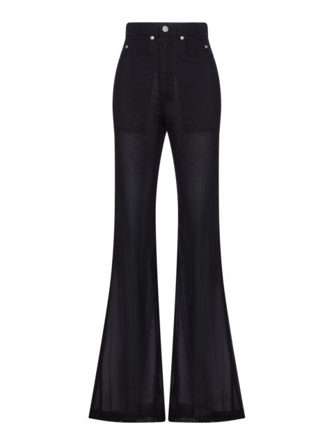 Rick Owens BOLAN BOOTCUT SEMI-TRANSPARENT PANTS