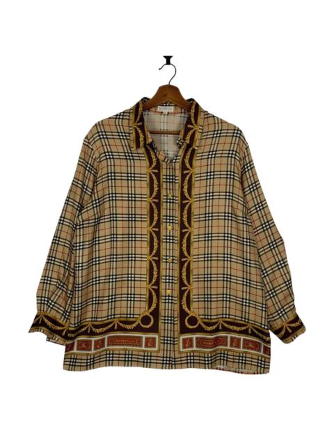 Other Designers Vintage - Burrberry Button-down Collar Check Bolies Shirt