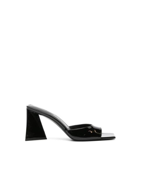 The Attico Mini Devon 85 Leather Sandals Women