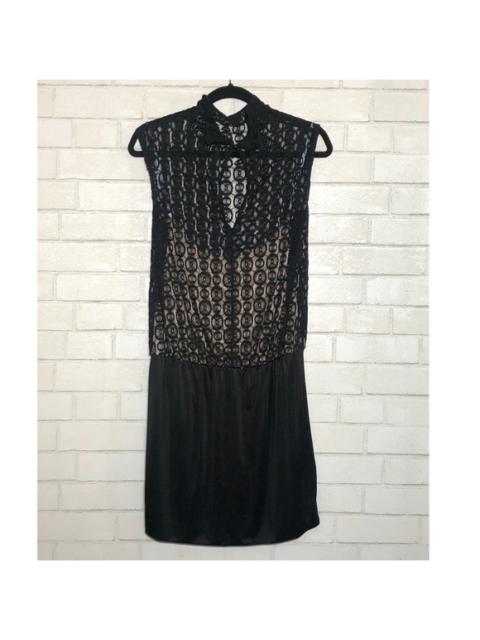 Other Designers Marciano Black Lace Cocktail Mini Dress