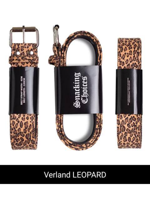Other Designers Archival Clothing - Verland Leopard streetwear belt