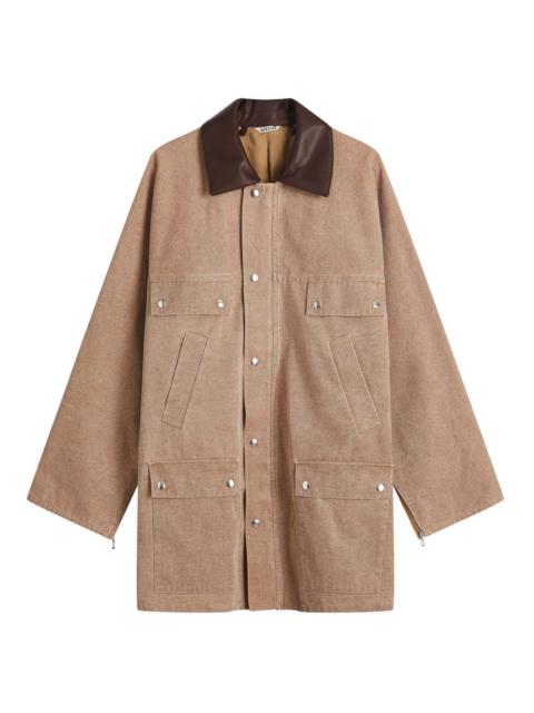 Auralee Washed Canvas Jacket