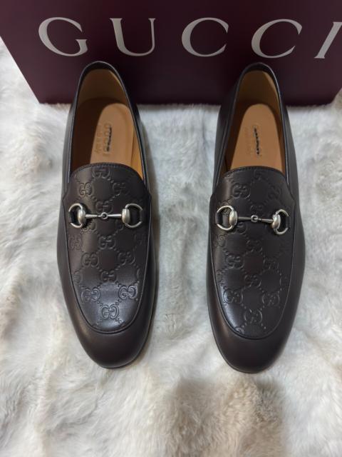 GUCCI Gucci New All-Over Print Horsebit Loafers