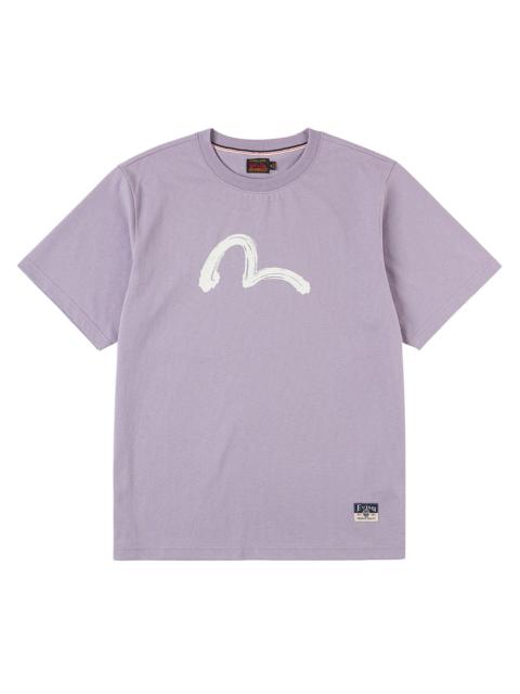 EVISU Hand-Brushed Seagull Print T-Shirt