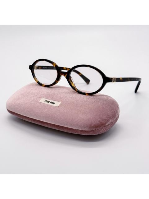 Miu Miu NEW MU04ZS VAU08N WOMEN ROUND EYEGLASSES MIU MIU MU04ZSF