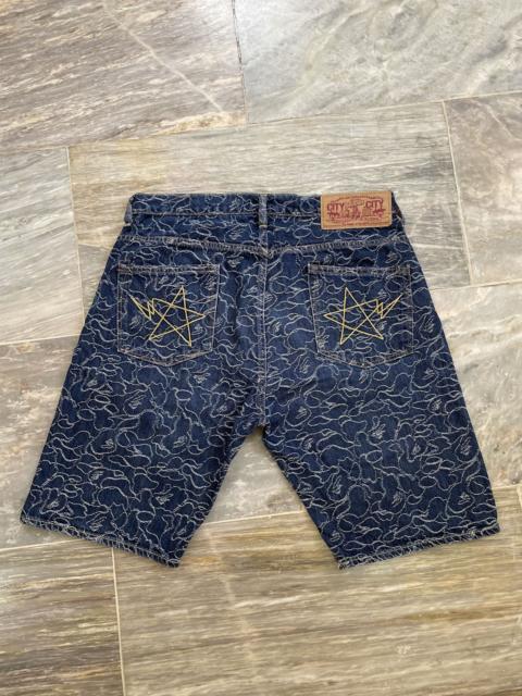 A BATHING APE® Bape Pencil Camo Jorts