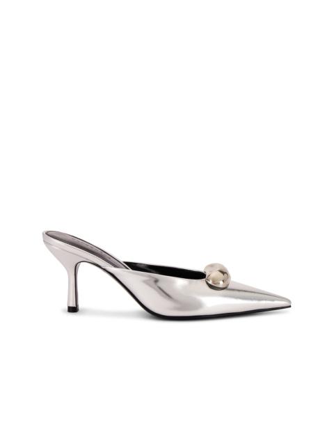 RETROFÊTE Francesca Leather Kitten Mule