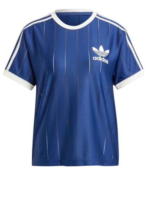 adidas (WMNS) adidas Originals 3-Stripes T-shirt Asia Sizing 'Dark Blue' IR7466