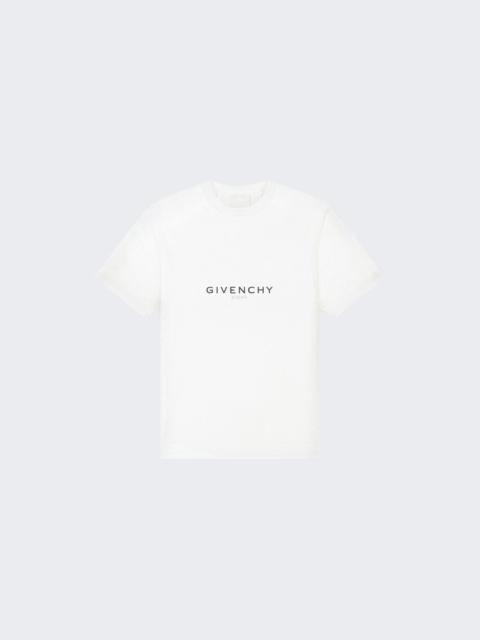 Givenchy Reverse Print Tee White