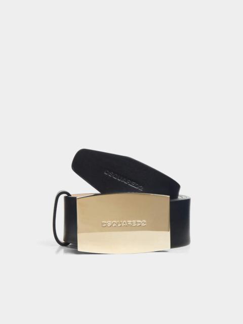 DSQUARED2 DSQUARED2 LOGO PLAQUE BELT
