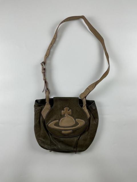 Vivienne Westwood Vivienne Westwood Orb Leather Sling Bag