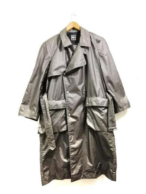 Other Designers Issey Miyake Men Trench Jacket / Long Jacket Cracked Design