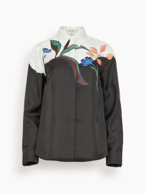 DOROTHEE SCHUMACHER Seductive Bloom Blouse in Autumn Garden