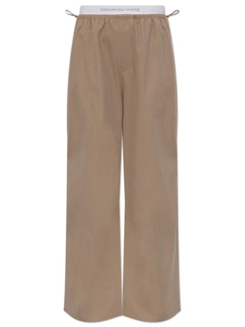 Alexander Wang Alexander Wang Women Double Layer Pants