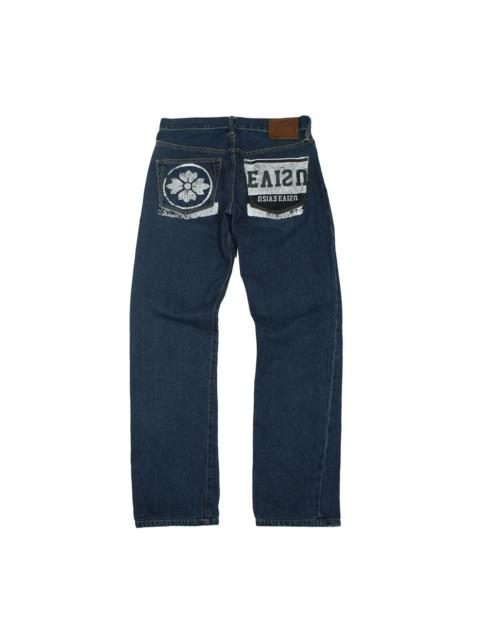 EVISU Evisu Back Pocket Printed Selvedge Denim Pants