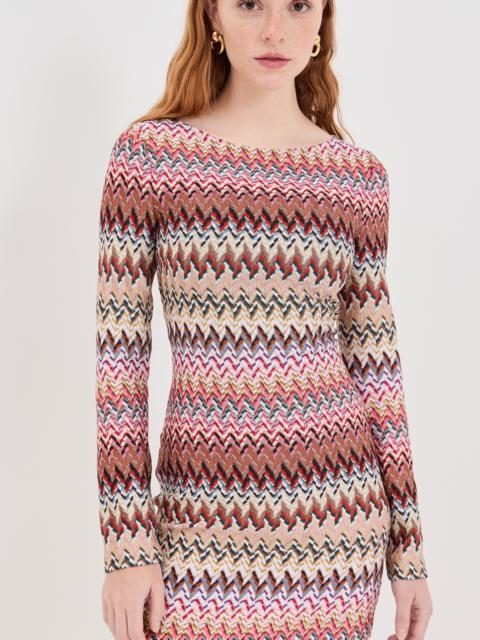 Missoni Mini Dress with Zigzag Pattern
