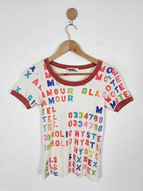 Hysteric Glamour Sex Motel Ringer tee shirt