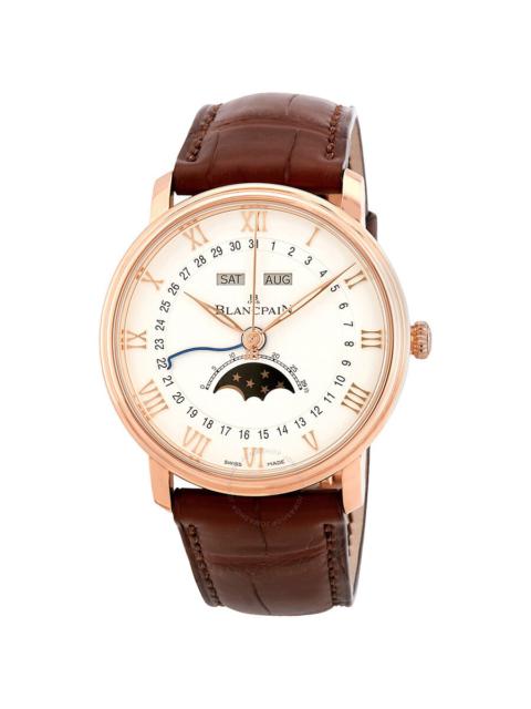 Blancpain Blancpain Villeret Moonphase White Dial Men's Watch 6654-3642-55B